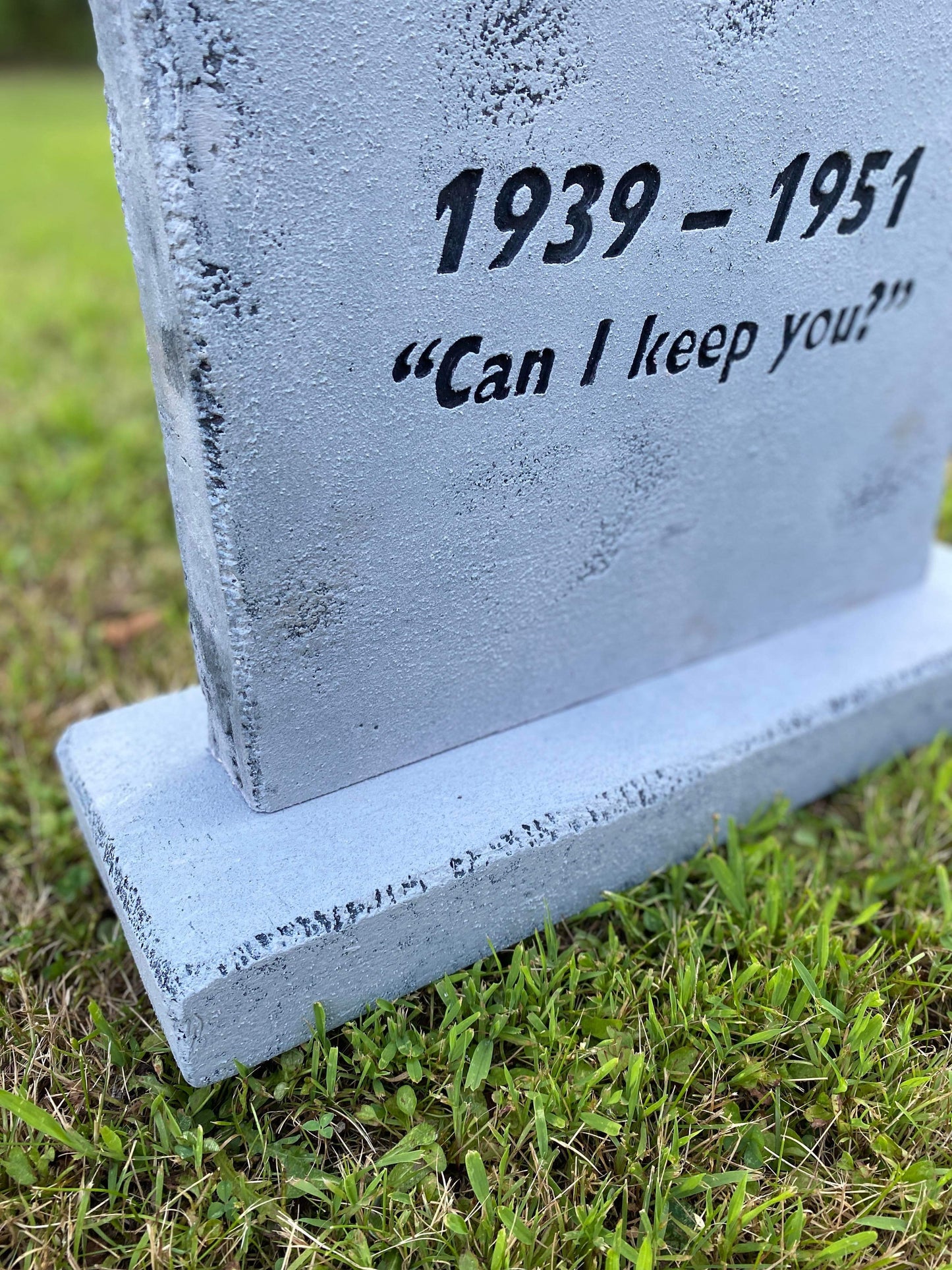 Casper the Friendly Ghost Handmade Custom Halloween Tombstone - Gravestone Halloween Decor Yard Art